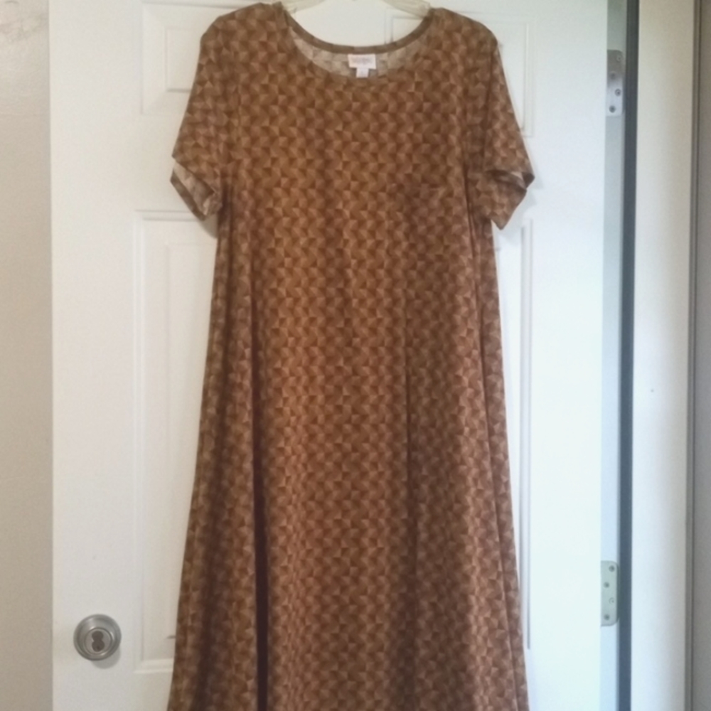 Women's LuLaRoe dress geometric print Size L
